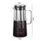 Airtight Cold Brew Iced Coffee Maker 10L Glass Carafe Tea Infuser 6