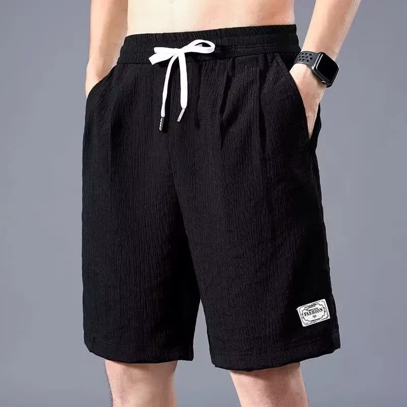 Ice Silk Sports Shorts UltraThin Breathable Casual Cropped Pants 6