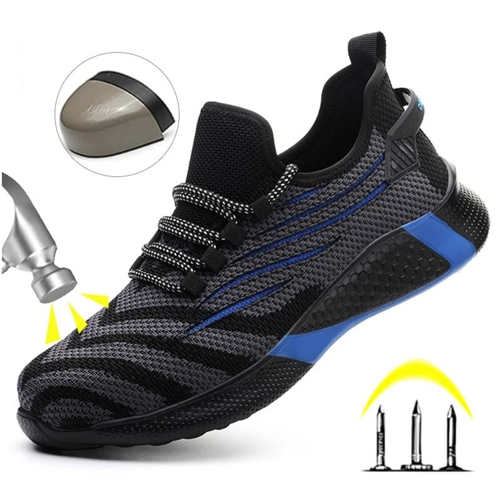 Indestructible Mens Work Safety Shoes AntiPuncture Lightweight Sneakers 2
