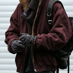 japanese vintage polar fleece jacket | high-quality thick winter coat