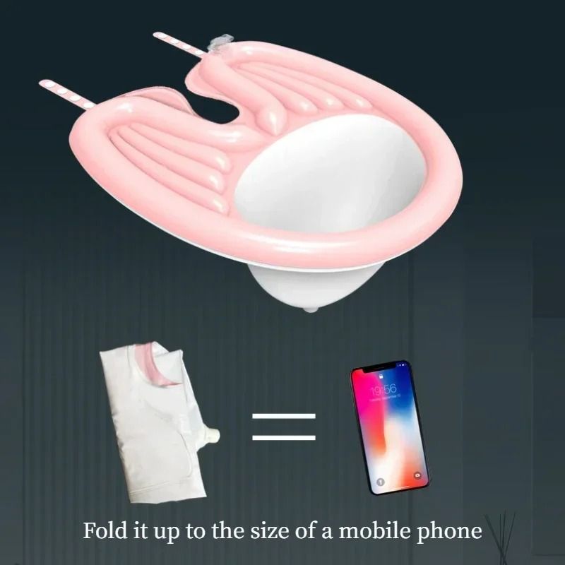 Portable Inflatable Shampoo Basin PVC Hair Washing Pad For Seniors Pregnancy 5