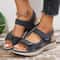 Womens Summer Wedge Sandals Lightweight NonSlip Platform Beach Shoes 6
