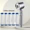 High Pressure WaterSaving Filter Shower Head 5Mode Handheld Bathroom Set 19