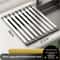 304 Stainless Steel Kitchen Sink Drain Rack Retractable Dish Storage Basket 8