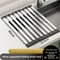 304 Stainless Steel Kitchen Sink Drain Rack Retractable Dish Storage Basket 9