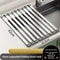 304 Stainless Steel Kitchen Sink Drain Rack Retractable Dish Storage Basket 10