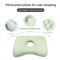 Bamboo Fiber Single Hole Ear Pillow Orthopedic Support For Side Sleeping 2