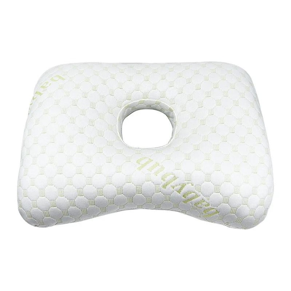 Bamboo Fiber Single Hole Ear Pillow Orthopedic Support For Side Sleeping 6