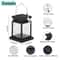Solar LED Garden Lantern Decorative Outdoor Bird Candle Lighting 3