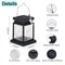 Solar LED Garden Lantern Decorative Outdoor Bird Candle Lighting 3