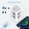 Vertical Tower Power Strip Surge Protected MultiOutlet Charging Station 0