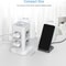 Vertical Tower Power Strip Surge Protected MultiOutlet Charging Station 4