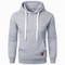 Mens Casual Lightweight Hoodie Solid Color Outdoor Streetwear 2