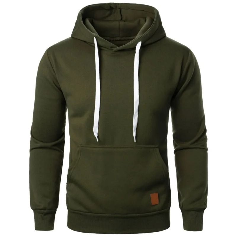 Mens Casual Lightweight Hoodie Solid Color Outdoor Streetwear 11