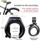 Bike Horseshoe Lock Hardened Steel AntiTheft Pipe Lock 3