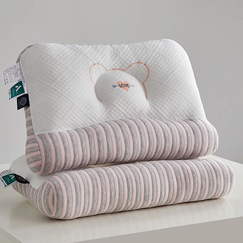 Adult Neck Traction Pillow Homestay Hotel Special Feather Velvet Core 7