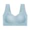 Breathable Sports Bra Mesh Patchwork PushUp Gym Vest 8
