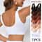 7Pack Seamless Wireless Bras UltraSoft Lightweight Daily Comfort 7
