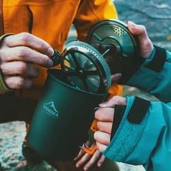 portable camping french press & outdoor coffee pot