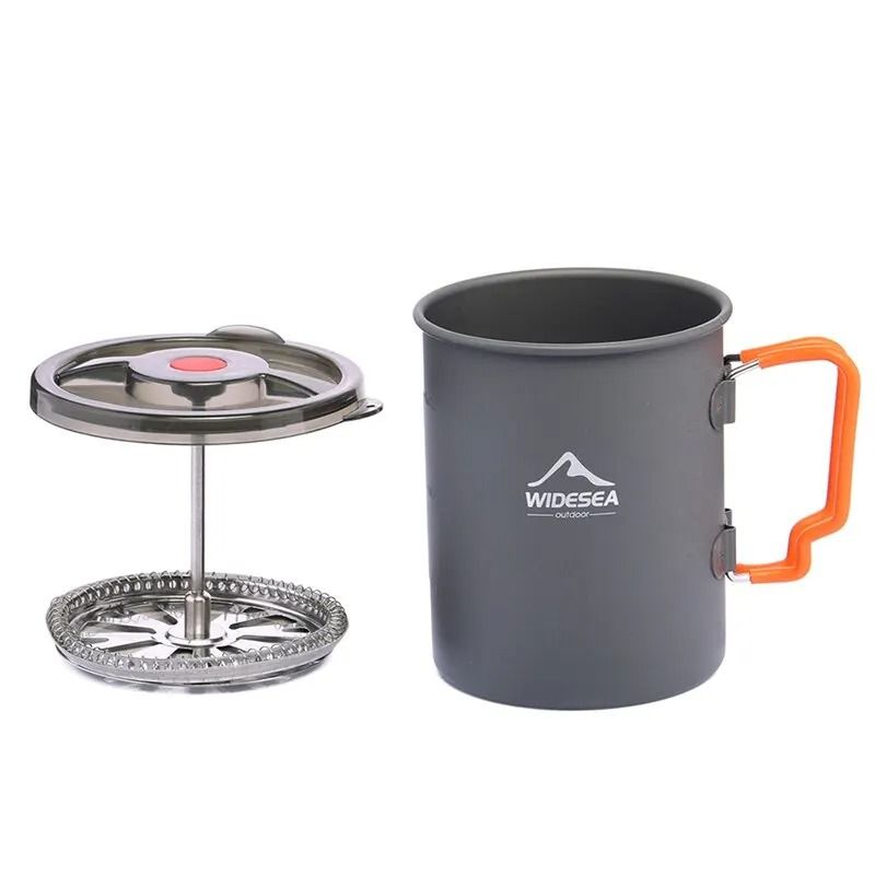 Portable Camping French Press Outdoor Coffee Pot 5