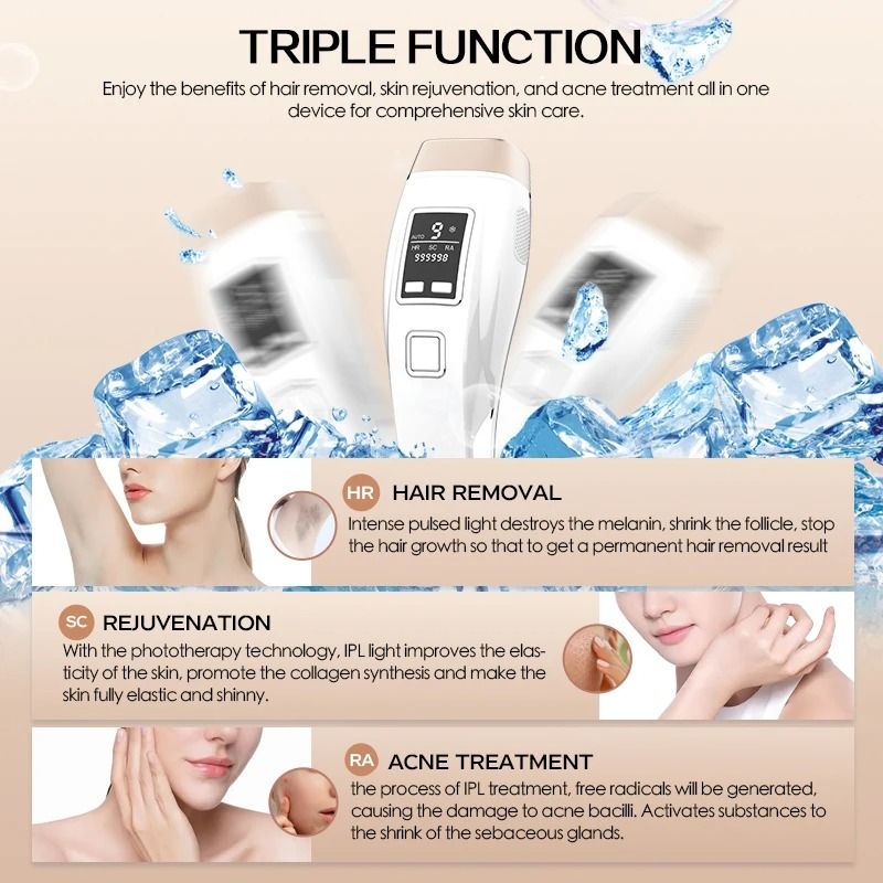 4in1 Sapphire Cooling IPL Hair Removal System 2