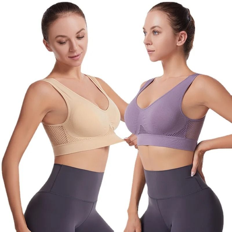 Seamless Breathable Plus Size Comfort Sport Bra 3