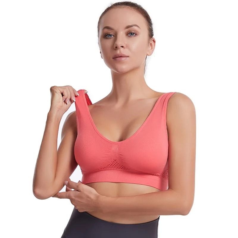Seamless Breathable Plus Size Comfort Sport Bra 6
