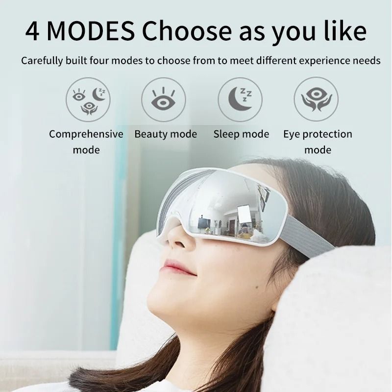 Intelligent Acupoint Vibration Eye Massager With Bluetooth Music 0