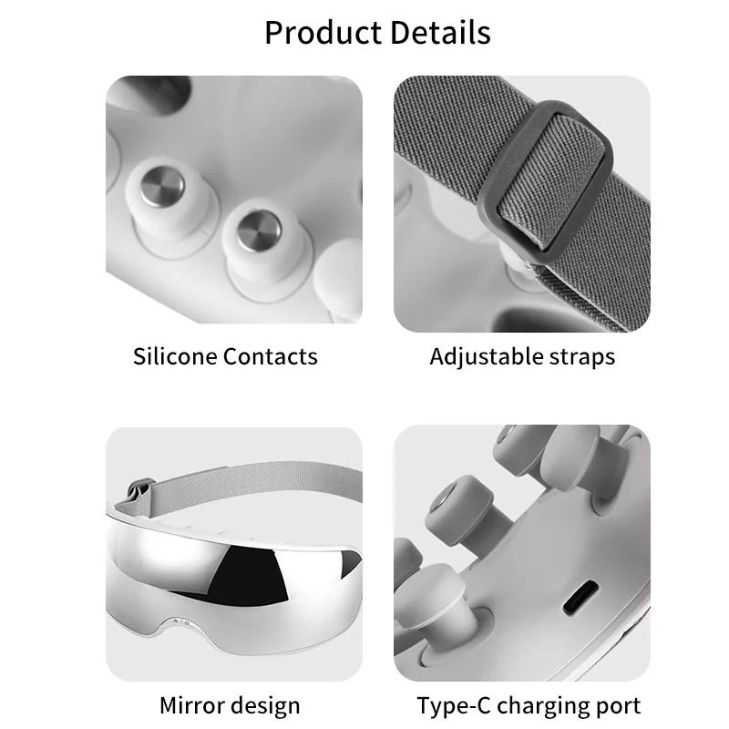 Intelligent Acupoint Vibration Eye Massager With Bluetooth Music 2
