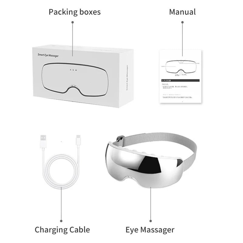 Intelligent Acupoint Vibration Eye Massager With Bluetooth Music 4