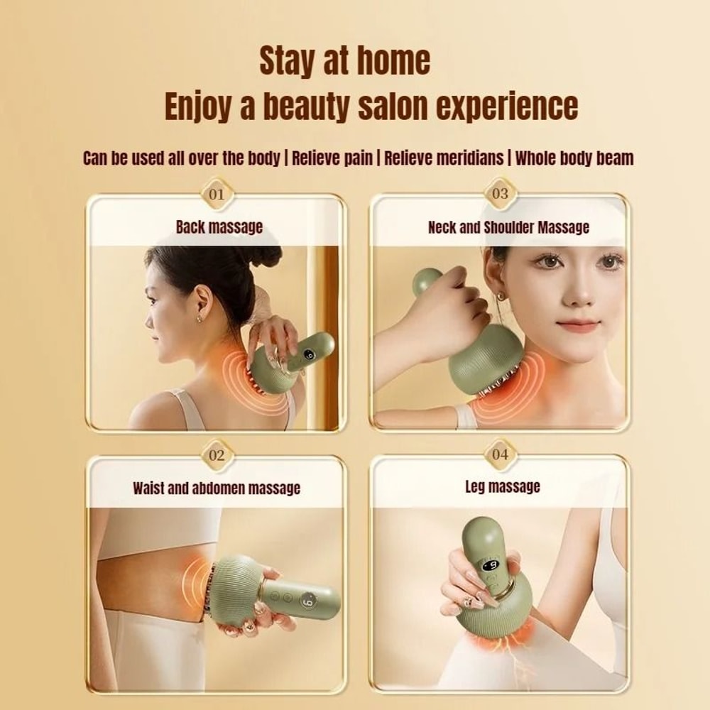 Electric Meridian Scraping Massage Brush 4