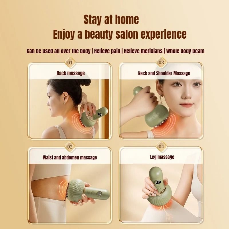 Electric Meridian Scraping Massage Brush 4