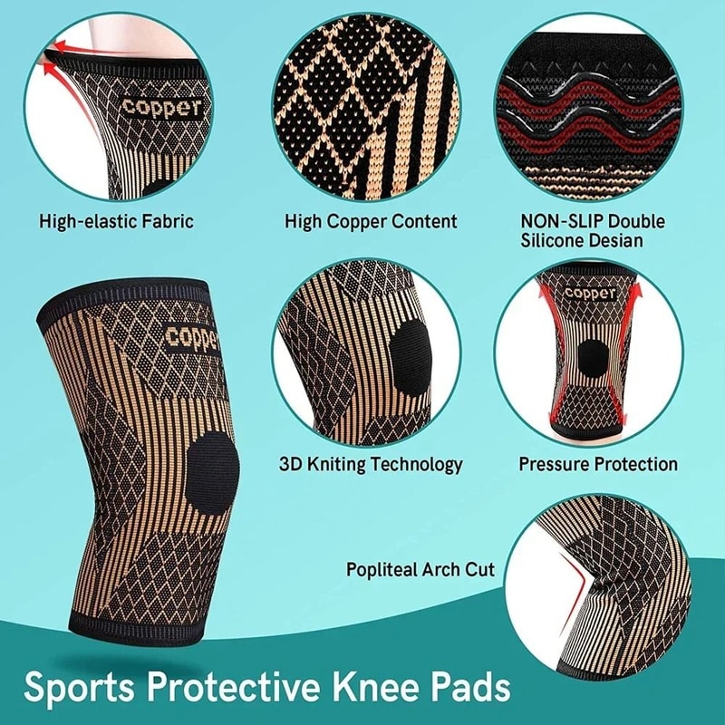 CopperInfused Compression Knee Brace 2