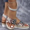 Womens Wedge Heel Summer Sandals 4