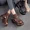 HollowOut Breathable Platform Sandal Boots 0