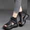 HollowOut Breathable Platform Sandal Boots 6