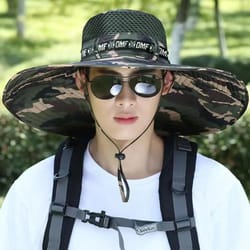 large brim breathable fishing & sun hat