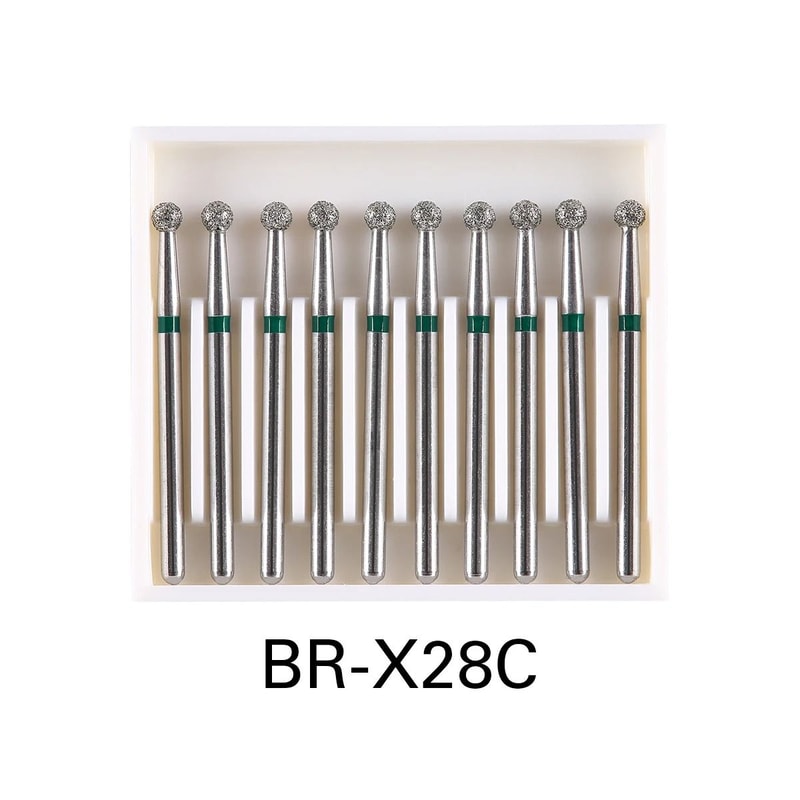 HighSpeed Dental Diamond Burs Round Ball Type 9