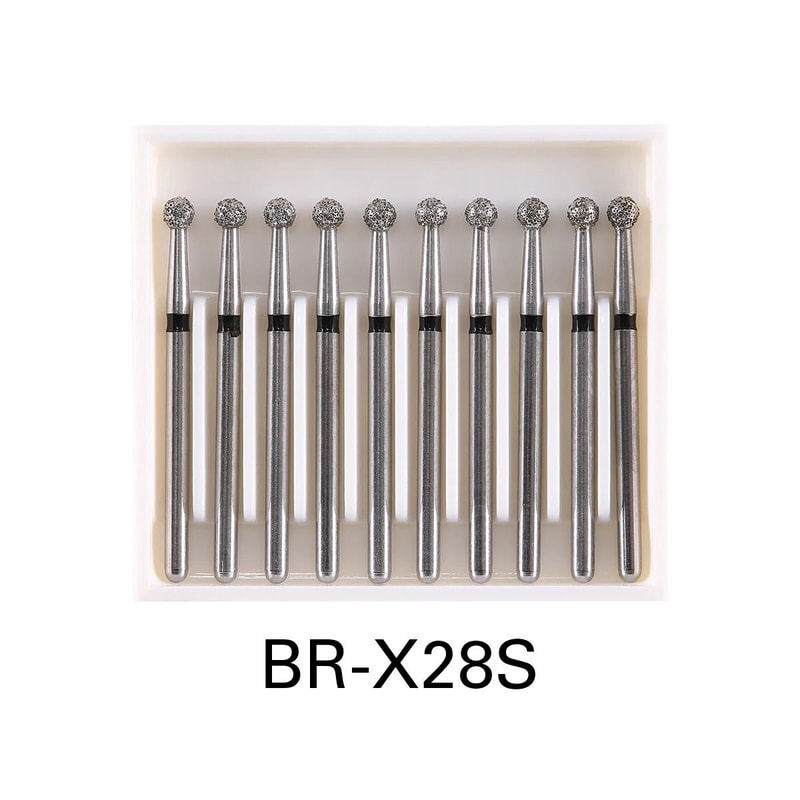 HighSpeed Dental Diamond Burs Round Ball Type 10