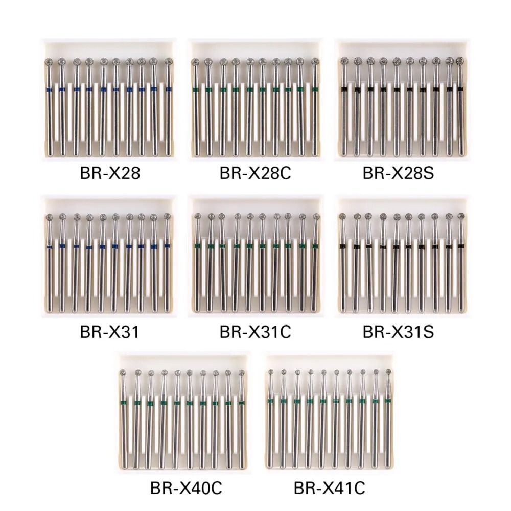 HighSpeed Dental Diamond Burs Round Ball Type 6