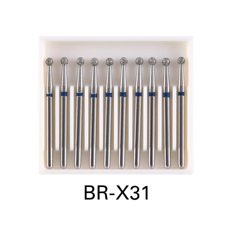 HighSpeed Dental Diamond Burs Round Ball Type 7