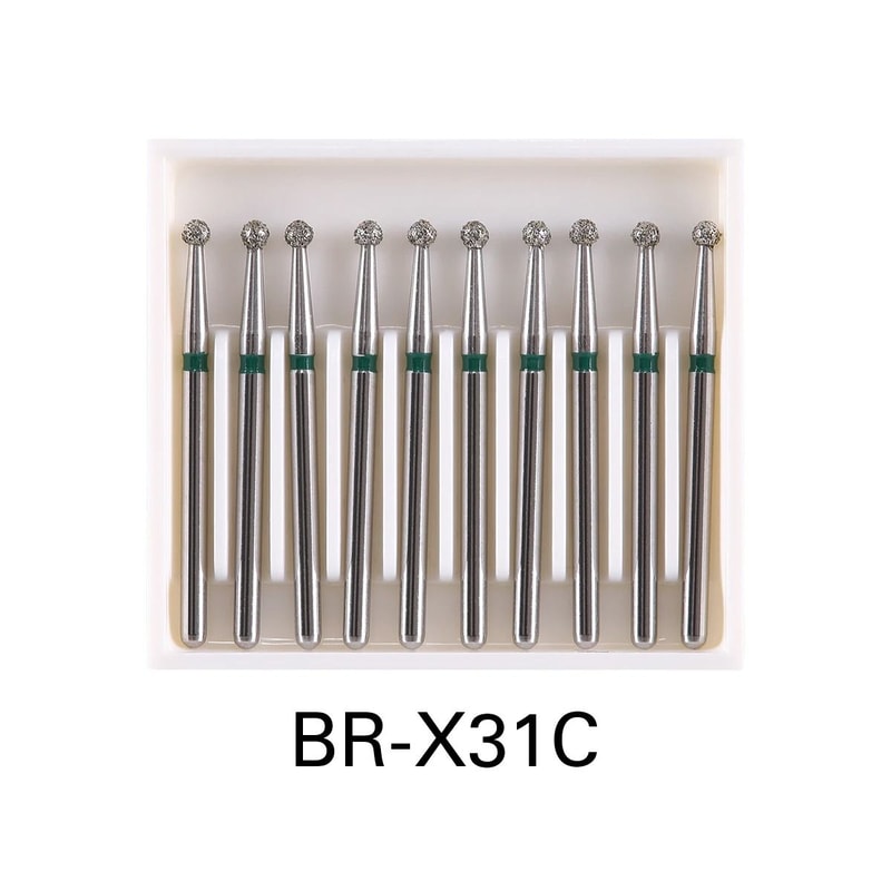HighSpeed Dental Diamond Burs Round Ball Type 11