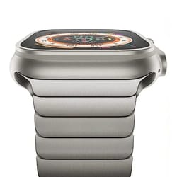 titanium-edition stainless steel bracelet for apple watch