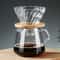 Borosilicate Glass PourOver Coffee Maker Set 2