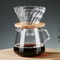 Borosilicate Glass PourOver Coffee Maker Set 2