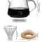 Borosilicate Glass PourOver Coffee Maker Set 3