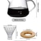 Borosilicate Glass PourOver Coffee Maker Set 3