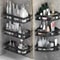 NoDrill Aluminum Bathroom Storage Rack 1