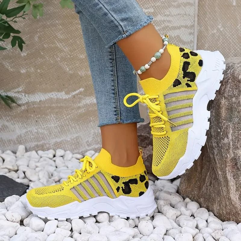 Leopard Print Breathable Sneakers 5
