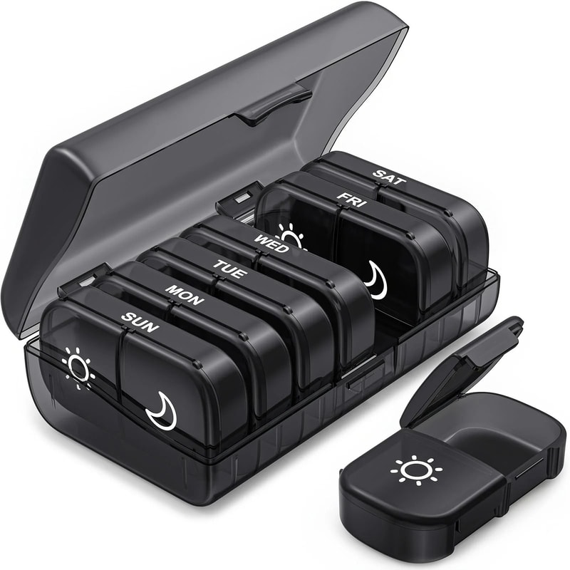 Weekly 2TimesADay Pill Organizer 0